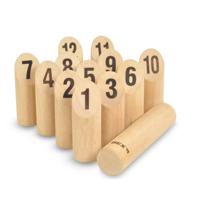 Kubb Number original rubber hout - thumbnail