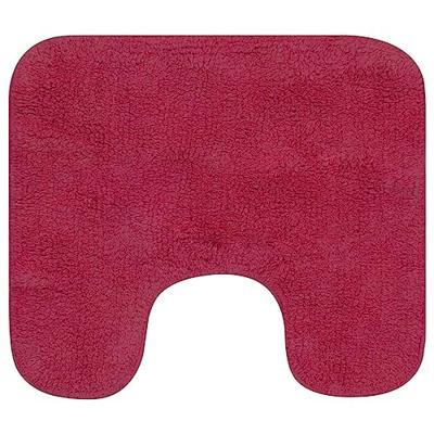 VidaXL Badmattenset stof fuchsia 2-delig VidaXL Badmattenset stof fuchsia 2-delig