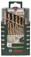 Bosch Accessories 2609255134 HSS Metaal-spiraalboorset 19-delig TiN 1 stuk(s) - thumbnail