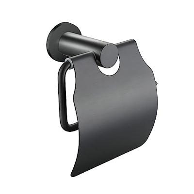 Toiletrolhouder Aqua Splash Colorato Met Klep Gunmetal Aqua Splash - thumbnail