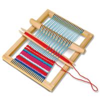SES CREATIVE Weaving Set - Met garens van verschillende kleuren - thumbnail