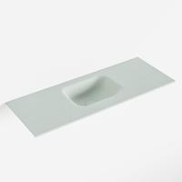 MONDIAZ LEX Greey solid surface inleg wastafel voor toiletmeubel 80cm. Positie wasbak midden - thumbnail