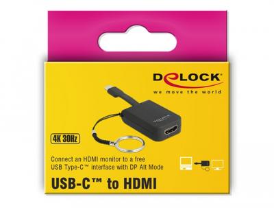 DeLOCK USB-C > HDMI adapter sleutelhanger
