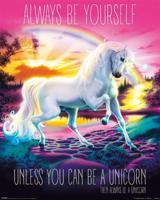 Poster Unicorn Always Be Yourself 40x50cm - thumbnail