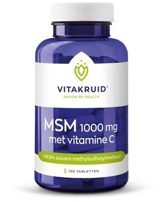 MSM 1000 mg > 99,9% zuiver + vitamine C