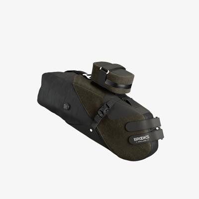 BROOKS zadeltas scape mud green