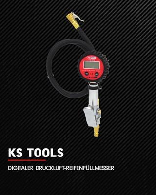 KS Tools 515.1970 Digitale persluchtbandenvulmeter, 0-14bar