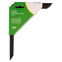 Muurbeugel AMIG 4plus-21110 Planken Zwart Aluminium (25 x 15 cm) - thumbnail