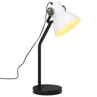 VidaXL Bureaulamp 25 w e27 17x17x60 cm wit - thumbnail