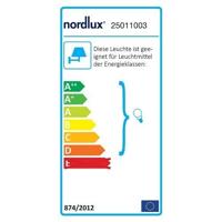 Wandlamp zwart Nordlux &apos;Blokhus&apos; zwart voordeur lamp up lighter E27 fitting - thumbnail