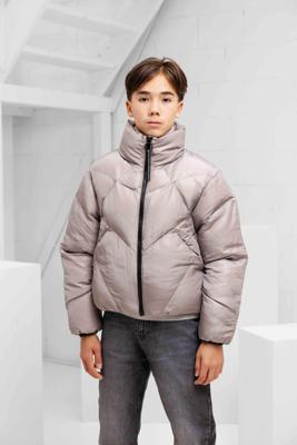 Krakatau Nebula Puffer Winterjas Kids Grijs - Maat 140 - Kleur: Groen | Soccerfanshop