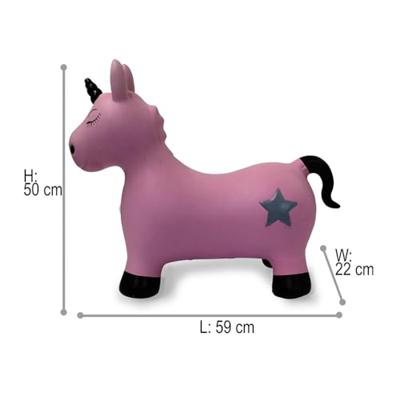 Jamara Bouncing Animal Unicorn pink with pump Jamara Bouncing Animal Unicorn pink with pump