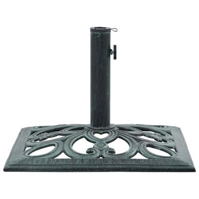 VidaXL Parasolvoet 12 kg 49 cm gietijzer groen - thumbnail