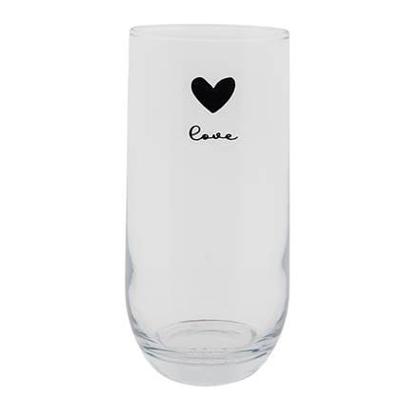 Clayre & Eef longdrinkglas hart 280ml