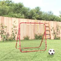 Voetbal kickback rebounder verstelbaar 96x80x96 cm staal en PE - thumbnail