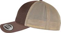Flexfit FX6360T 360° Omnimesh 2-Tone Cap - Brown/Khaki - One Size - thumbnail