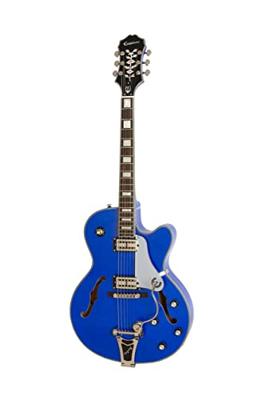 Epiphone Emperor Swingster Delta Blue Metallic semi-akoestische gitaar