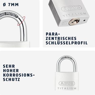 ABUS Hangslot 64Ti/45 - 64TI/45 - 64TI/45
