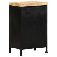Dressoir 47x35x76 cm ruw mangohout - thumbnail