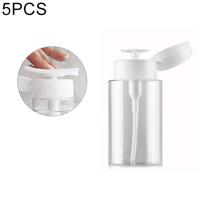 5 STKS draagbare vloeibare push down pomp dispenser fles lege plastic fles container 100ml - thumbnail