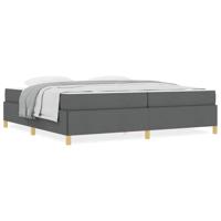 Boxspring bed Anders Donkergrijs 200 x 200 cm Stof - thumbnail