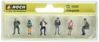 NOCH 15242 H0 Reizigers figuren Geverfd, Zittend - thumbnail