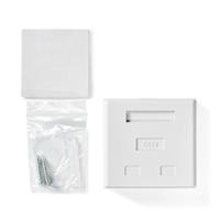 Nedis Netwerk Wanddoos | 2 poort(en) | STP CAT6 | Female | Wit | 1 stuks - CCGP89130WT CCGP89130WT - thumbnail