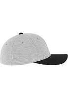 Flexfit FX6778T Flexfit Double Jersey 2-Tone Cap - Grey/Black - S/M - thumbnail