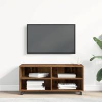 TV-kast Bruin 90 x 35 x 35 cm Bewerkt hout - thumbnail
