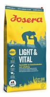 JOSERA Light & Vital (1 x 12,5 kg) | Hondenvoer met laag vetgehalte | Super Premium droogvoer voor volwassen honden | 1 stuk verpakt - thumbnail