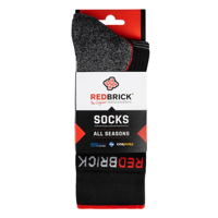 Redbrick All Season Sokken 25103 | Grijs/Zwart | Maat 42 - 00.083.019.39 - thumbnail