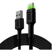 Green Cell KABGC13 USB-kabel USB 2.0 2 m USB A USB C Zwart - thumbnail