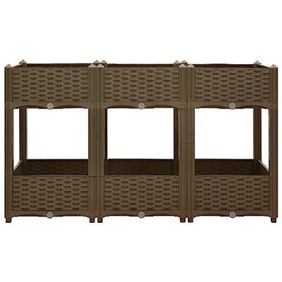 Plantenbak verhoogd 120x40x71 cm polypropyleen