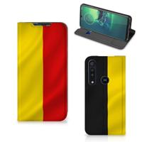 Motorola G8 Plus | Standcase | Belgische Vlag - thumbnail
