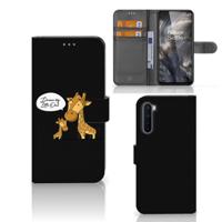 OnePlus Nord Leuk Hoesje Giraffe - thumbnail