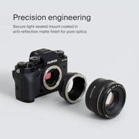 Urth Lens mount adapter: compatibel met Canon (EF / EF S) lens naar Fujifilm X camera body - thumbnail