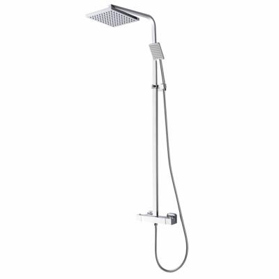 BWH Design Rombo Eco douche opbouwset + thermostatische kraan chroom