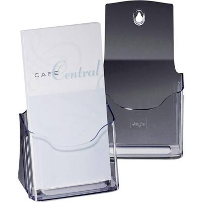 Sigel SI-LH113 Folderhouder Tafelmodel DIN Lang Transparant Acryl 1 Vak