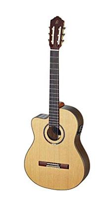 Ortega Feel Series RCE159SN Slim Neck E/A klassieke gitaar naturel met gigbag