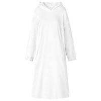 VidaXL Deken hoodie wit m flanel - thumbnail