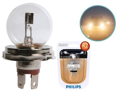 Philips Autolamp Vision R2 - 12V - 40/45W - Halogeenlamp - P45T - Wit