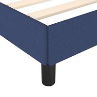 Bedframe zonder matras stof blauw 160x200 cm - thumbnail