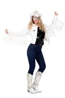 Festival jasje franjes wit - thumbnail