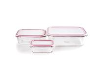 Set van stapelbare en luchtdichte voedselcontainers Ibili 754750 - thumbnail