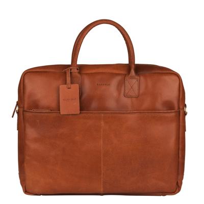 Burkely Vintage Max Worker 17" laptopbag-Cognac