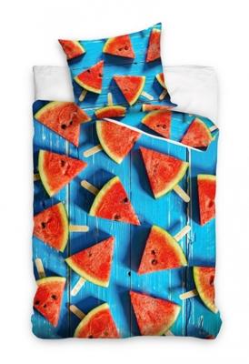 Carbotex dekbedovertrek watermeloen 140 x 200 cm Carbotex dekbedovertrek watermeloen 140 x 200 cm
