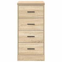 Garagekast 40x51x85 cm massief grenenhout sonoma eikenkleurig - thumbnail