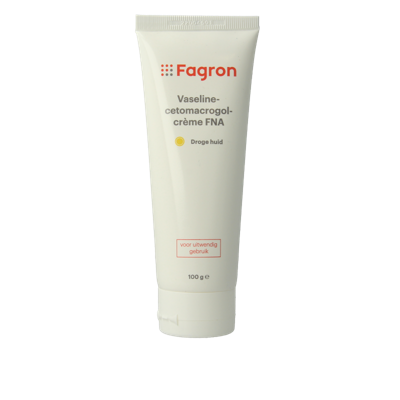 Fagron Vaseline Cetomacrogolcrème Droge Huid Fagron Vaseline Cetomacrogolcrème Droge Huid