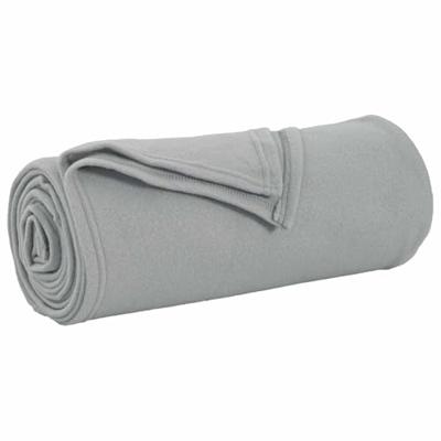 VidaXL Gooi deken grijs 270 x 240 cm fleece VidaXL Gooi deken grijs 270 x 240 cm fleece