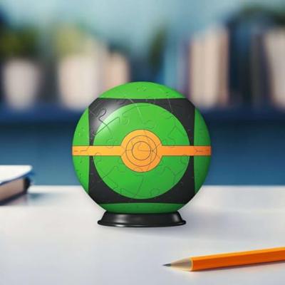 Ravensburger 3d puzzelbal pokémon pokébal groen, 54st.